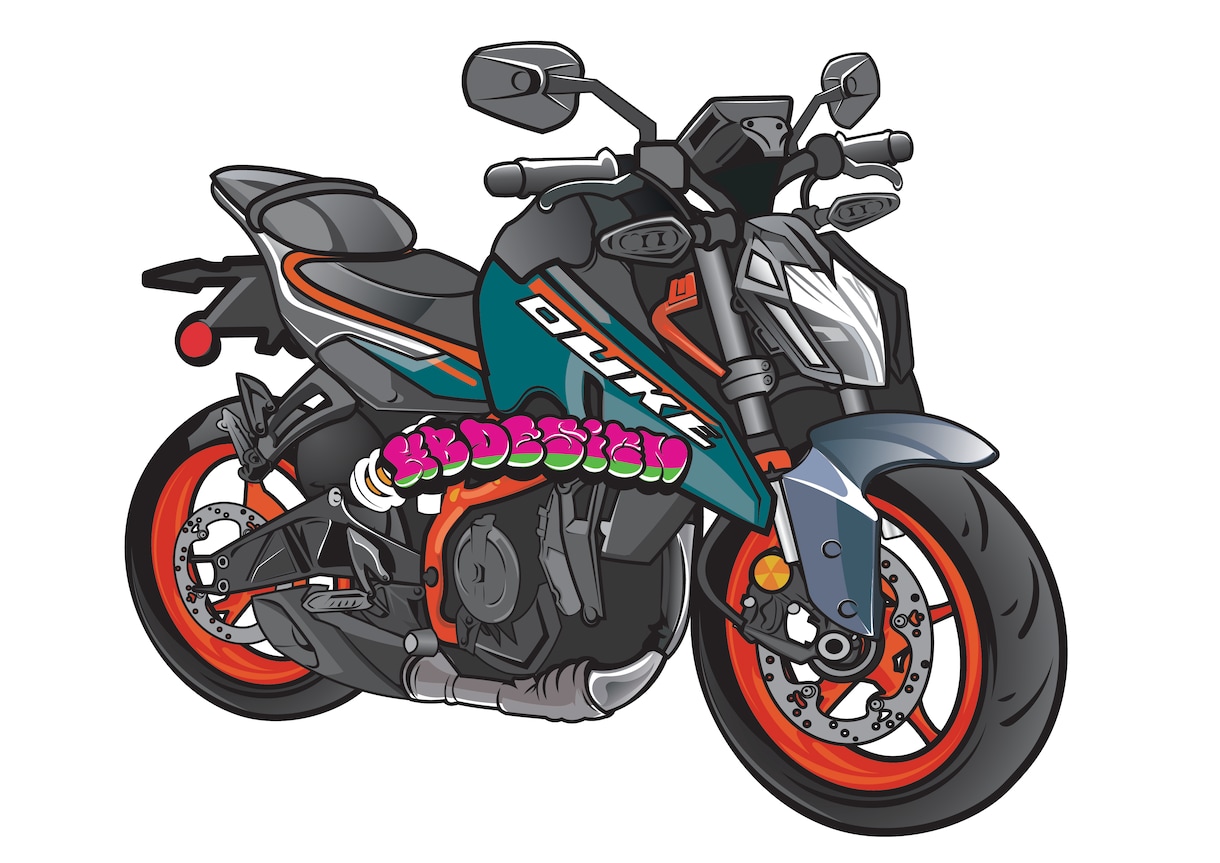 愛車をトミカパッケージ風イラスト制作します 文字変更、キャラクター追加なども可能です イメージ2