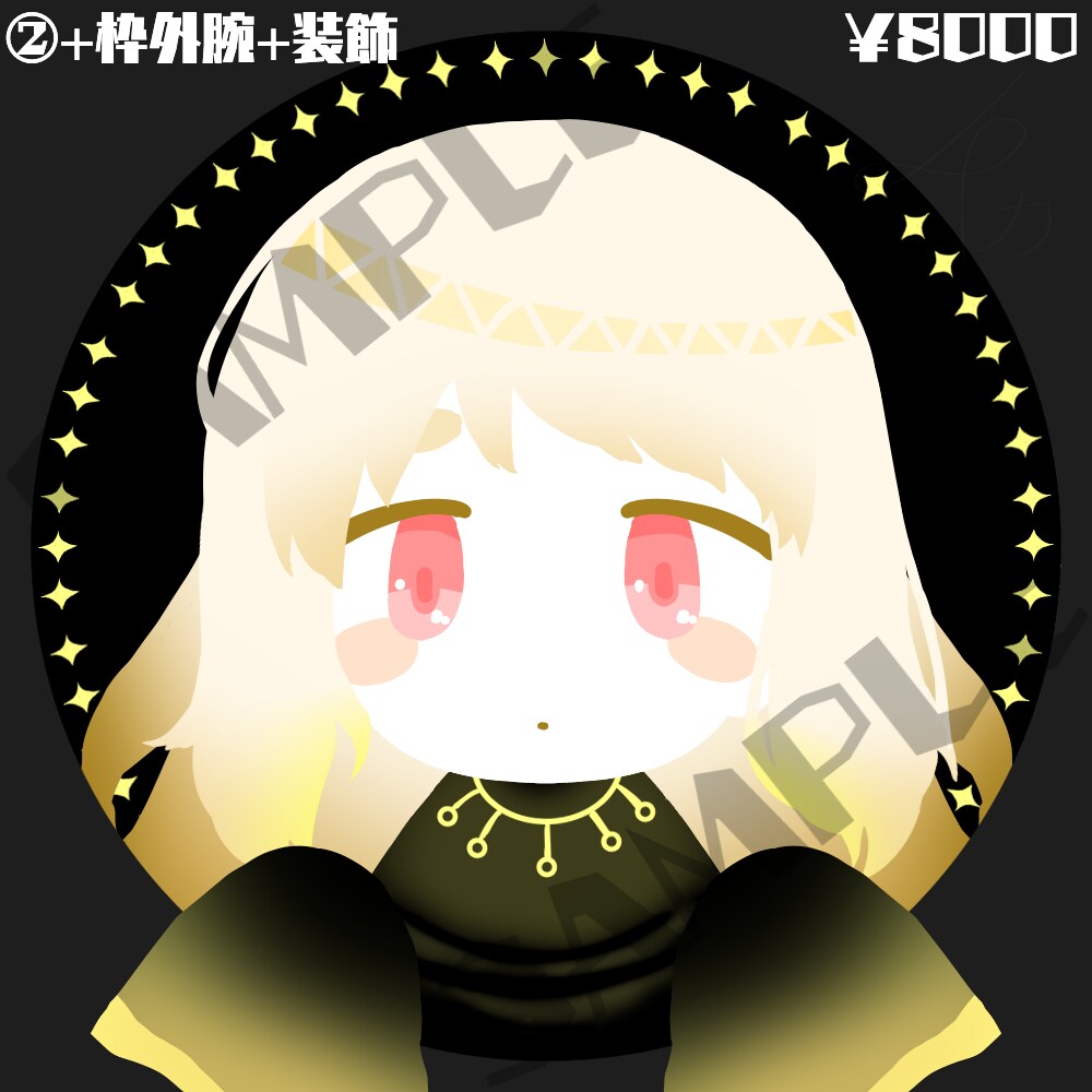 SNSアイコン描きます 主線なし！かわいいミニキャラアイコン イメージ6