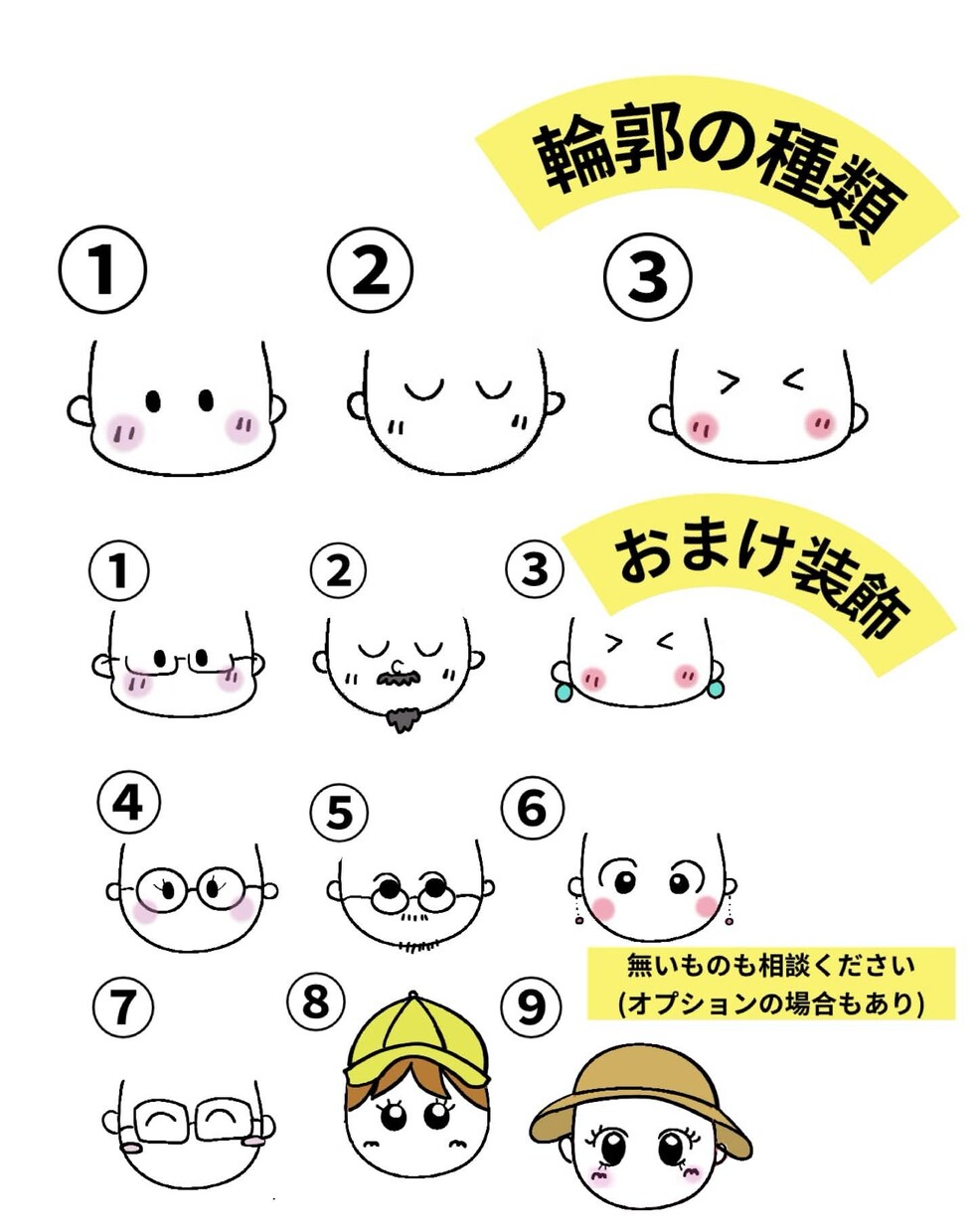 合計4万通り以上！自分で選んだイラスト作りをします 好きなパーツを選んで自分だけのイラストを作り！アイコンにも！ イメージ2