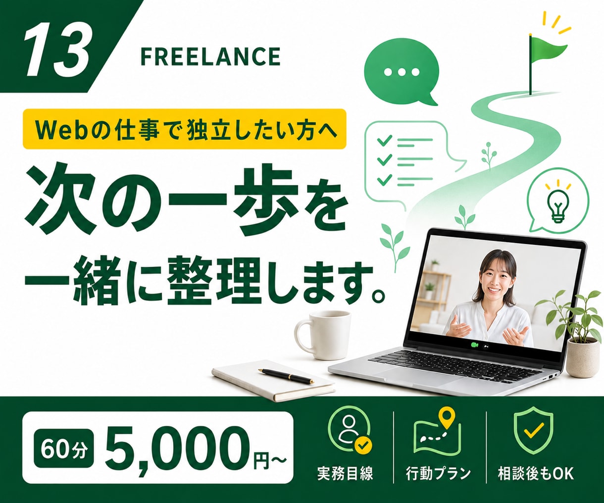 Web系フリーランスの始め方を相談できます 案件・価格・学習方針を実務目線で整理 イメージ1