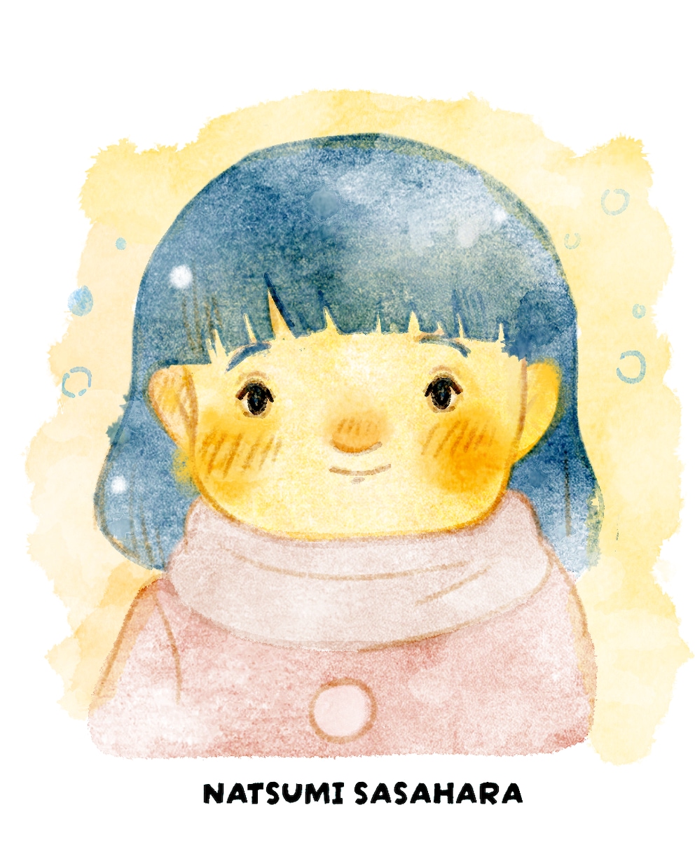 ほんわか可愛いイラスト描きます 水彩タッチの色鮮やかなイラスト イメージ2