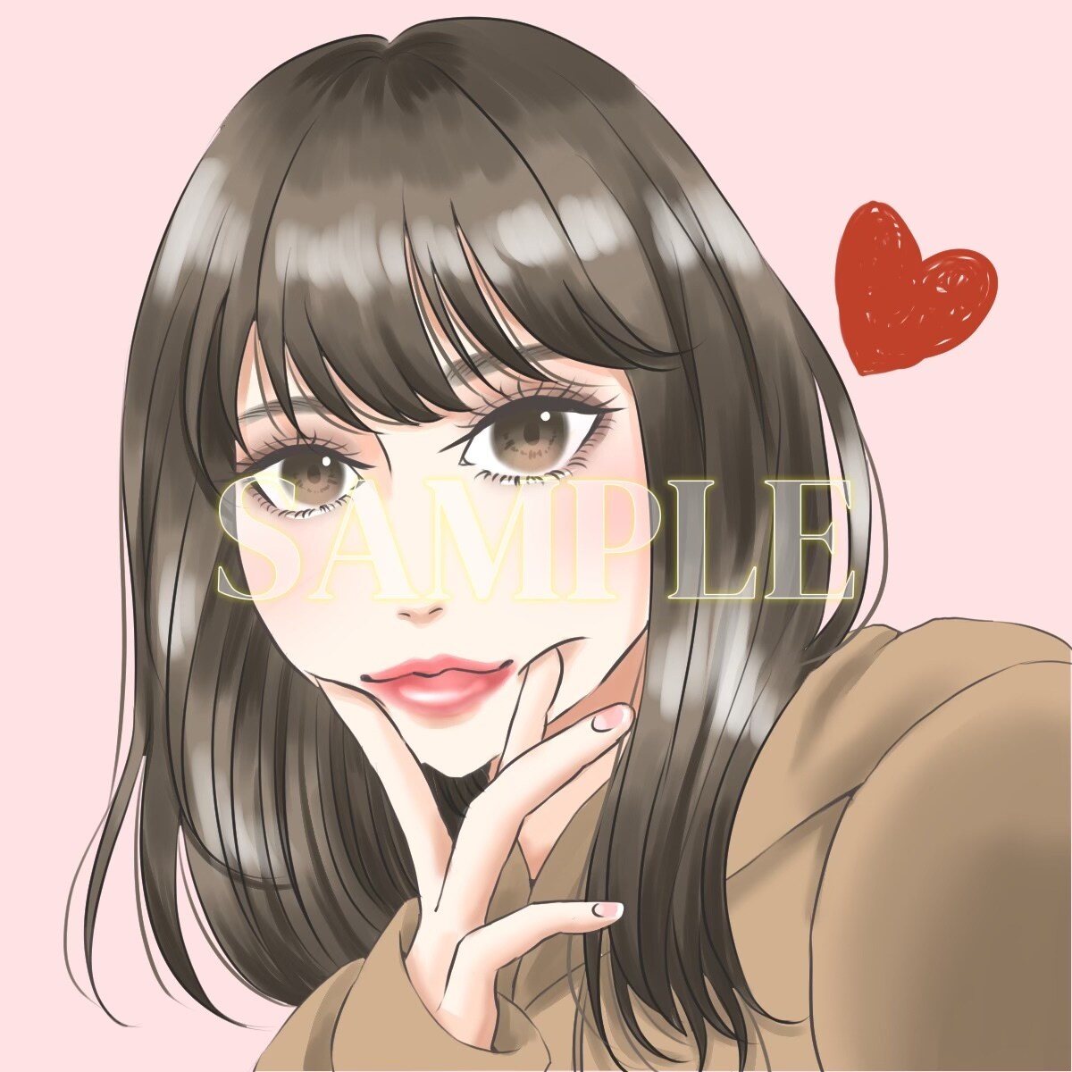 人物・背景・小物込みのアイコンパック描きます 大人かわいいイラストをアイコンやサムネイルに！ イメージ8