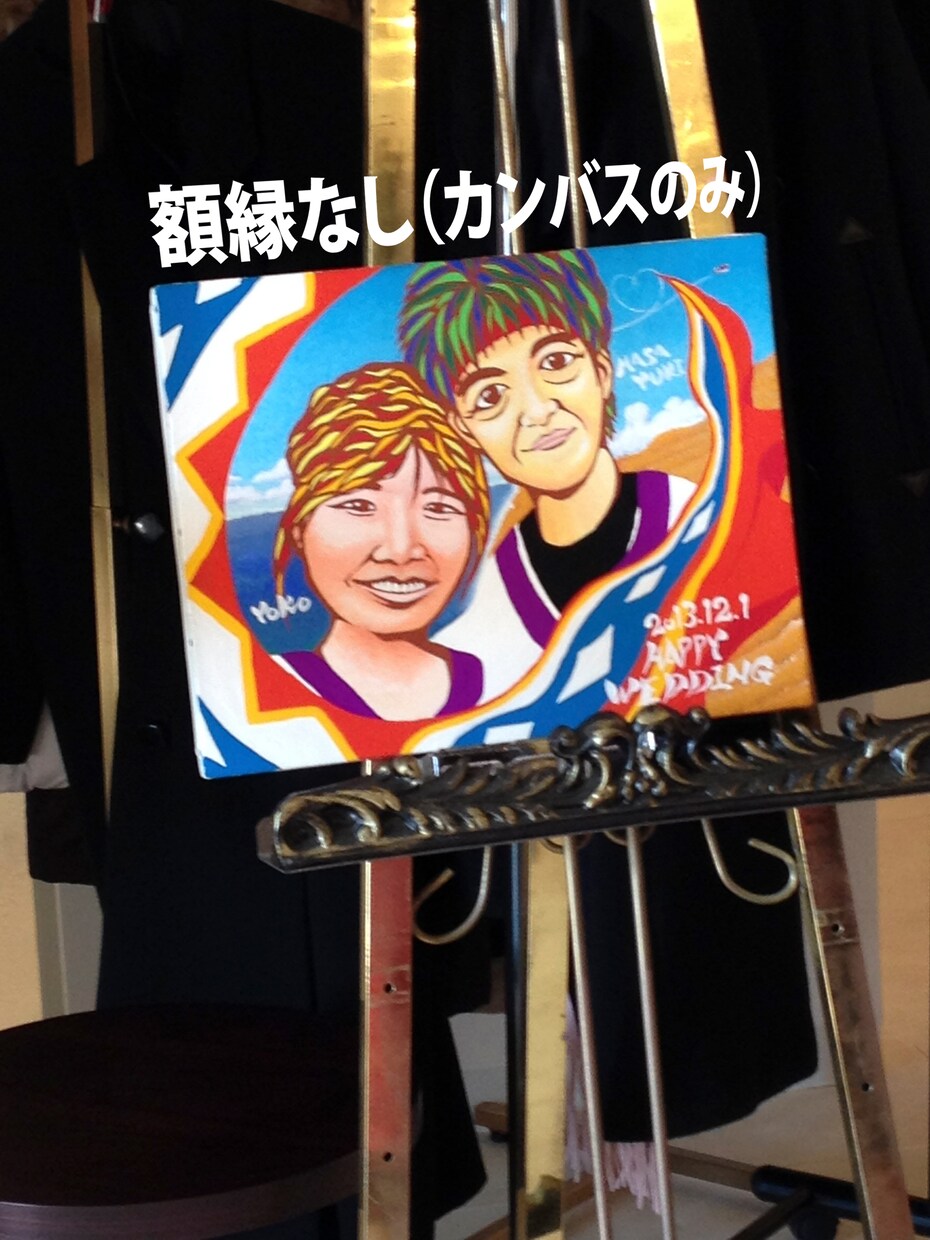 笑顔の似顔絵ウェルカムボードをつくります 大切な結婚披露宴に笑顔あふれるウェルカムボードを！ イメージ3