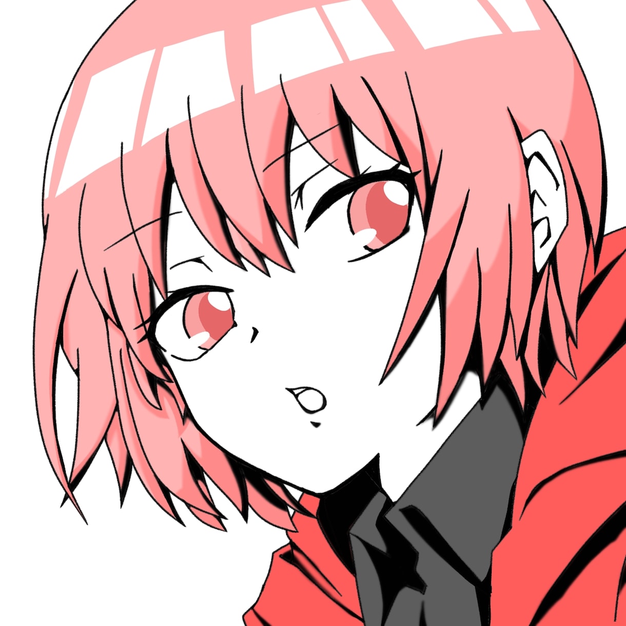 個性的でスタイリッシュなイラストアイコン描きます 単色+黒+白でスタイリッシュなイラストを作成します。 イメージ1