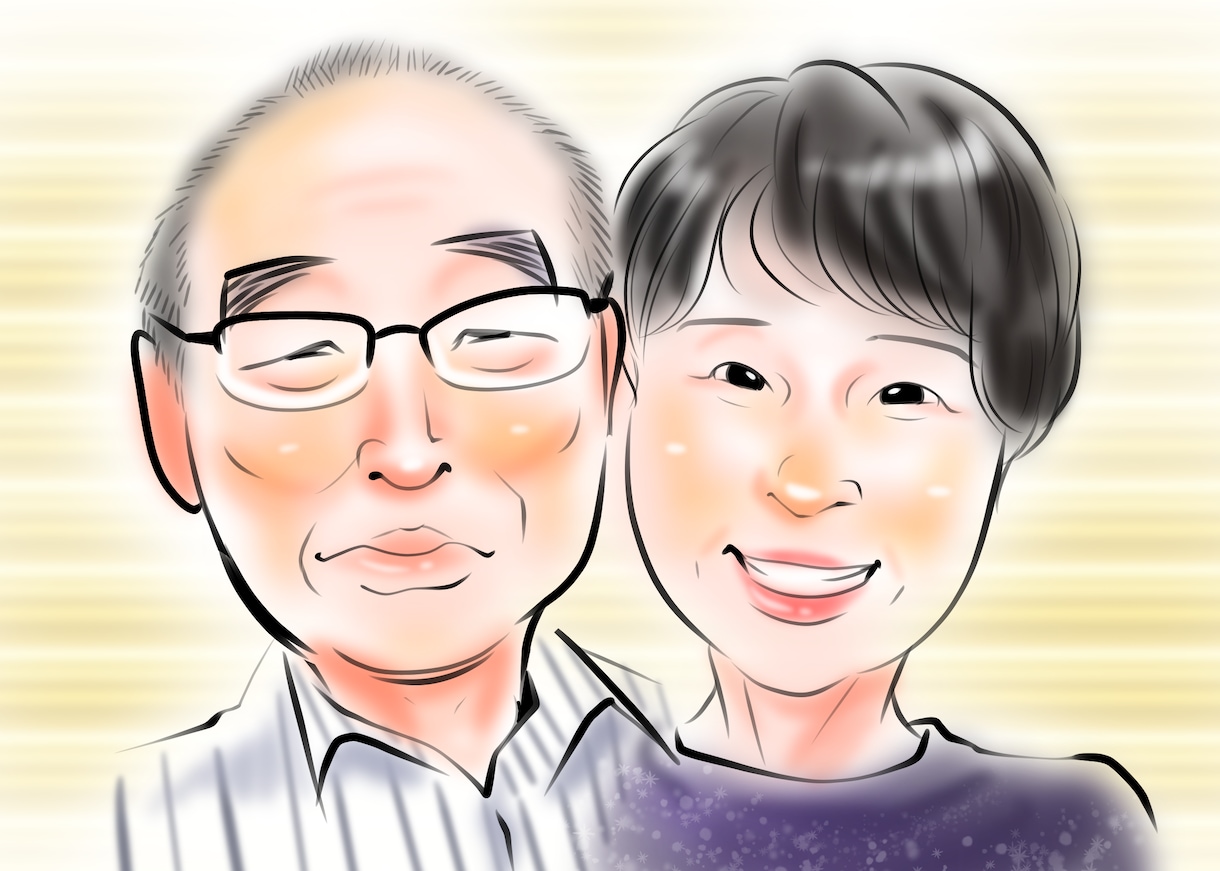 アイコンや名刺に☆やわらか似顔絵描きます 手書きの温かみを感じる、あなたのための似顔絵を作成します イメージ7