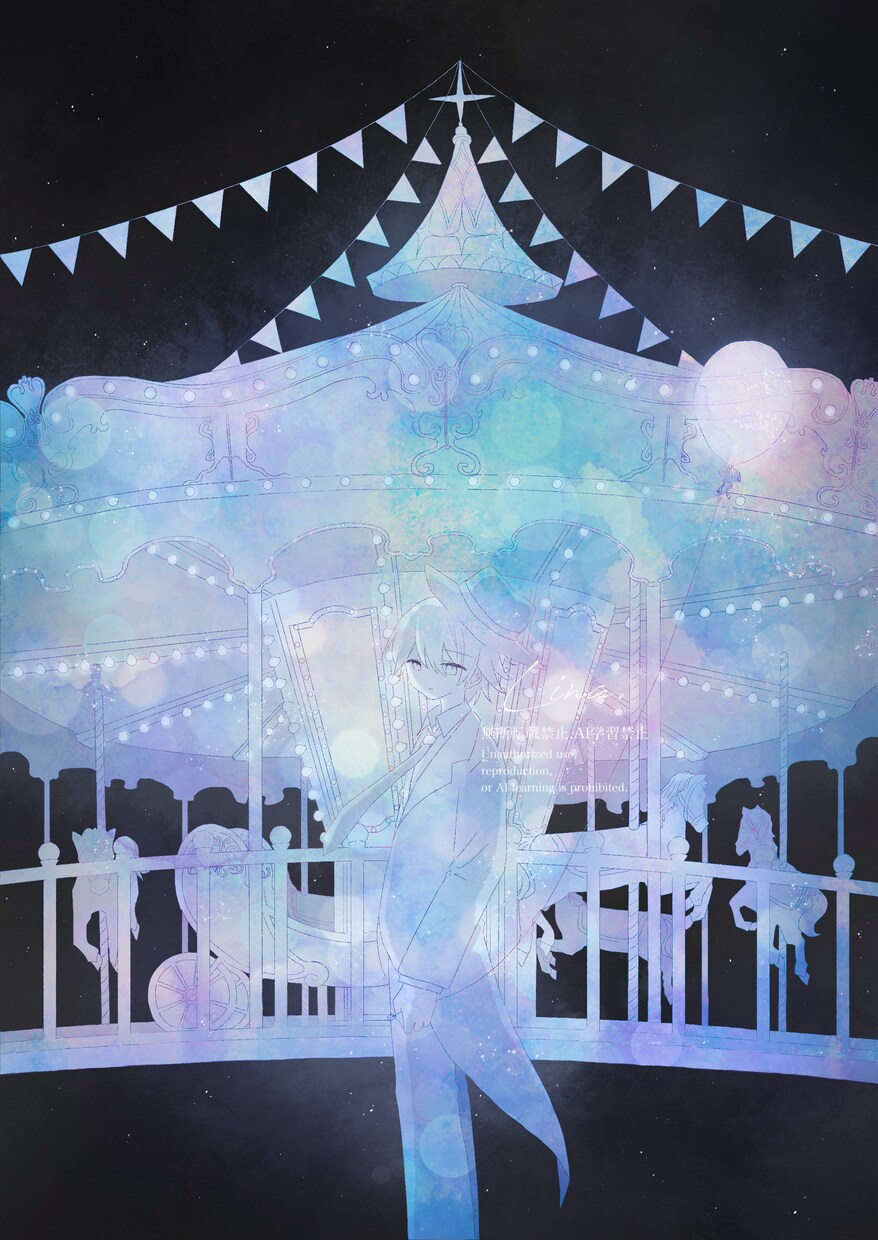 MV/歌ってみた/グッズに使用できる一枚絵描きます 水彩やデジタルを使用して、ご希望のテイストで描きます。 イメージ2
