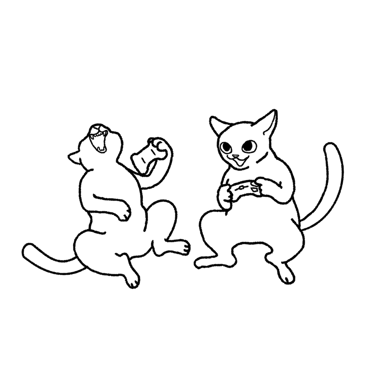 ゆるくてかわいい動物アイコン描きます 全身イラスト・ポーズや表情もご相談いただけます イメージ7