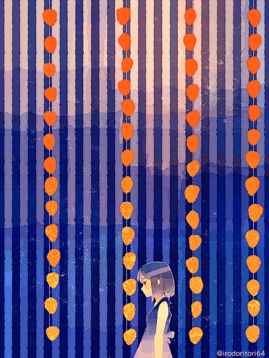 雰囲気のある背景付きのイラスト制作致します 雰囲気のある色彩、優しい絵柄でＣＤ、本の表紙等に最適 イメージ1