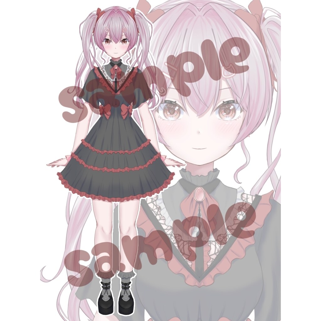 VTuberキャラデザ→モデリングまで作成致します キャラデザからモデリングまでまとめて注文！ イメージ2