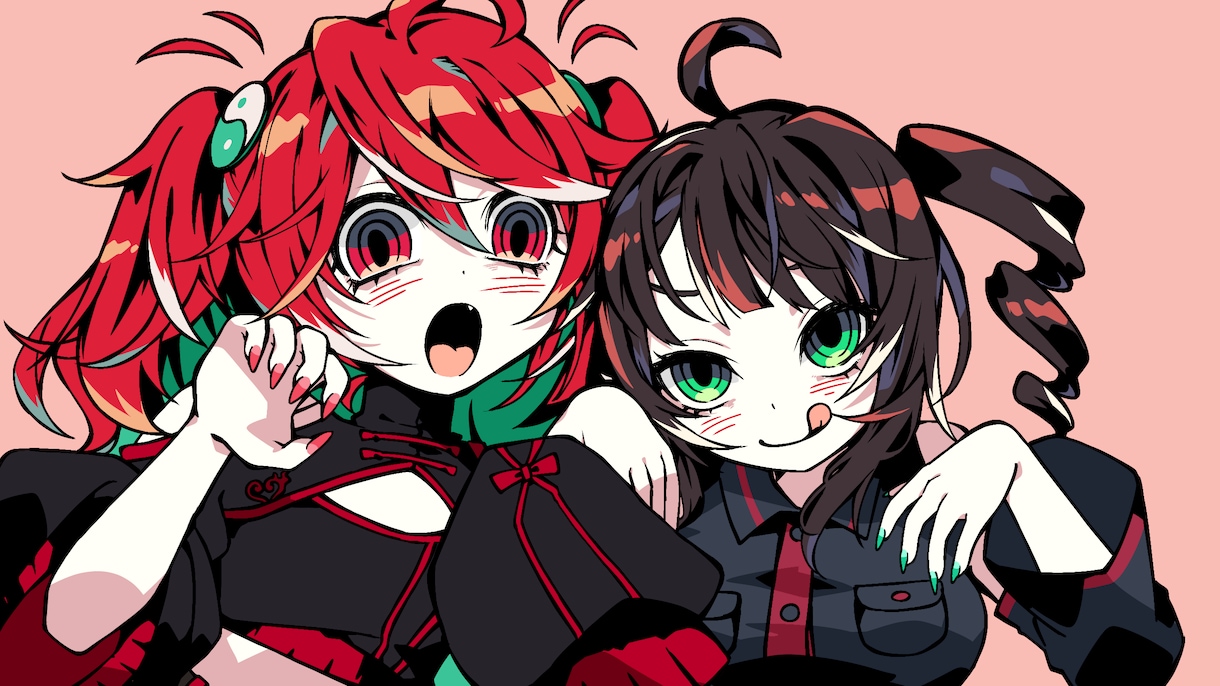 あなたのオリキャラ全力で描きます 主線太めのかわいいイラストを描きます イメージ2