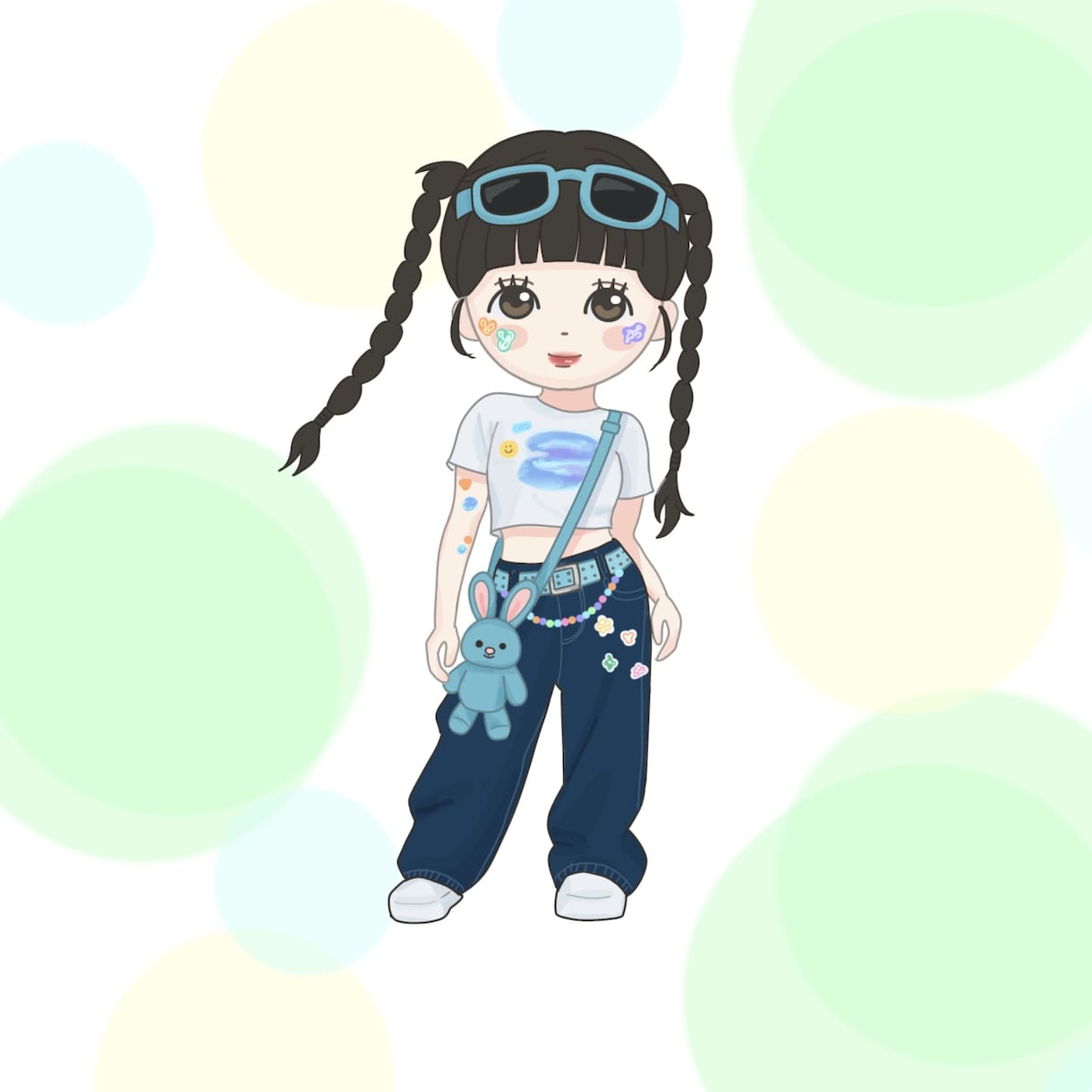 かわいい3等身の女の子イラストを描きます ファッションや美容系のイラストもお任せください イメージ5
