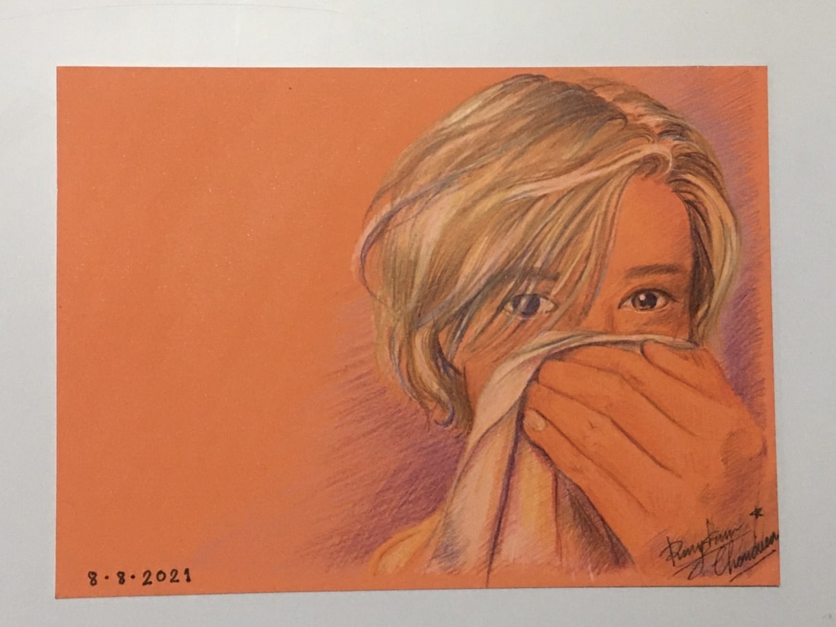思い出作り♪写真をもとに人物や猫の似顔絵を描きます 家族や恋人、友達、ペット、また去ってしまった人やペットの為に イメージ2