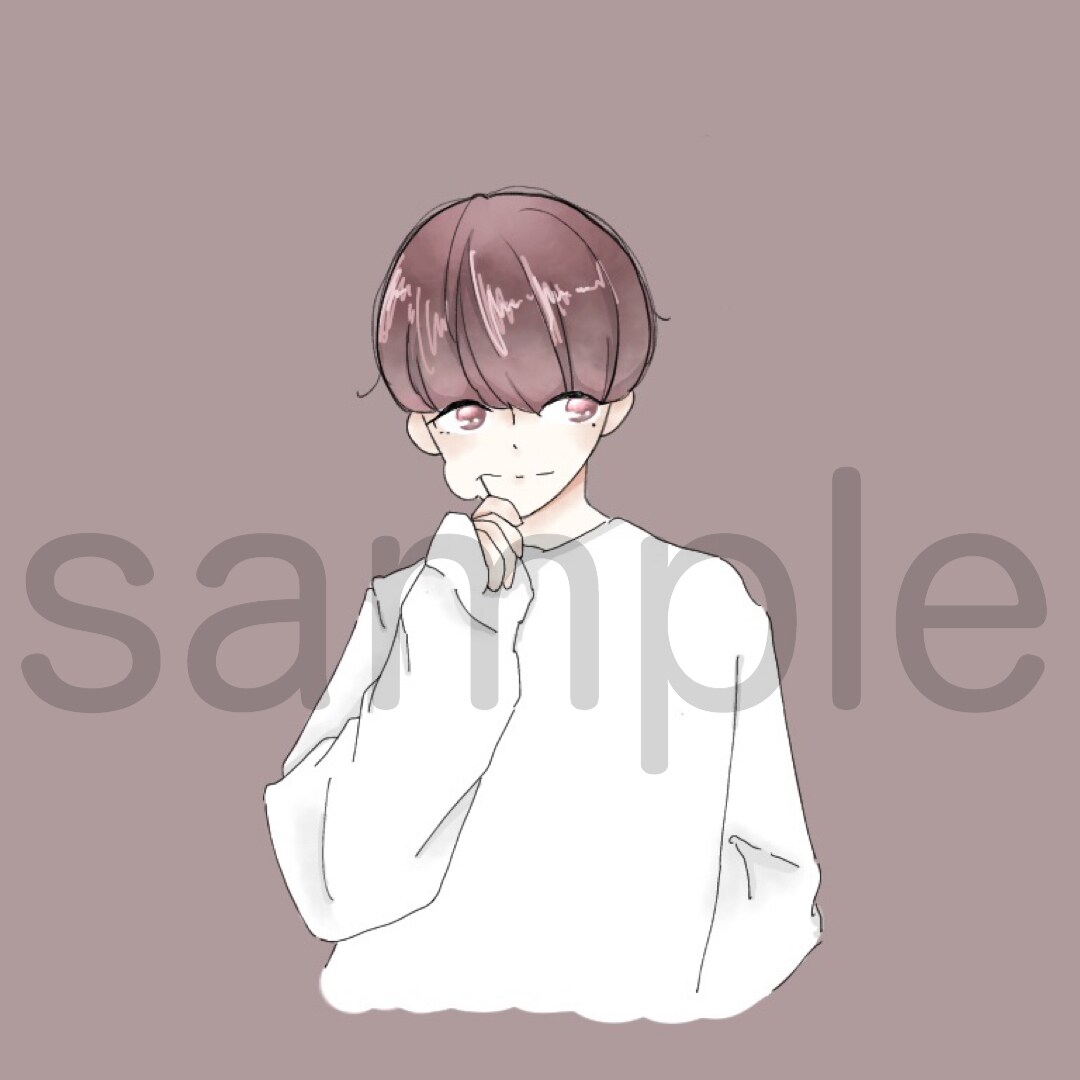 かわいい女の子を描きます SNSのアイコンなどにどうですか イメージ4