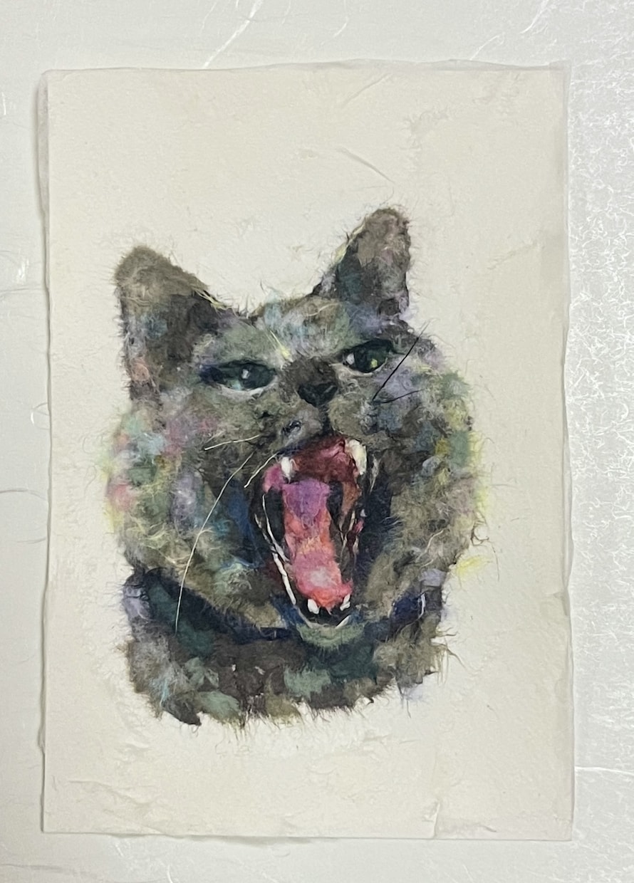 動物の似顔絵をふんわり優しいちぎり絵にします ペットをちぎり絵の世界へ。記憶の一枚に仕上げます イメージ8