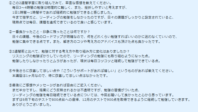TOEICの弱点を分析して30日間サポートします 弱点分析・個別計画・面談2回で迷わず続ける イメージ2