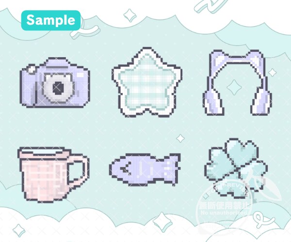 ピクセル絵文字スタンプ制作します 配信・スタンプ・アイコンなどにぴったりな小さな世界観。 イメージ3