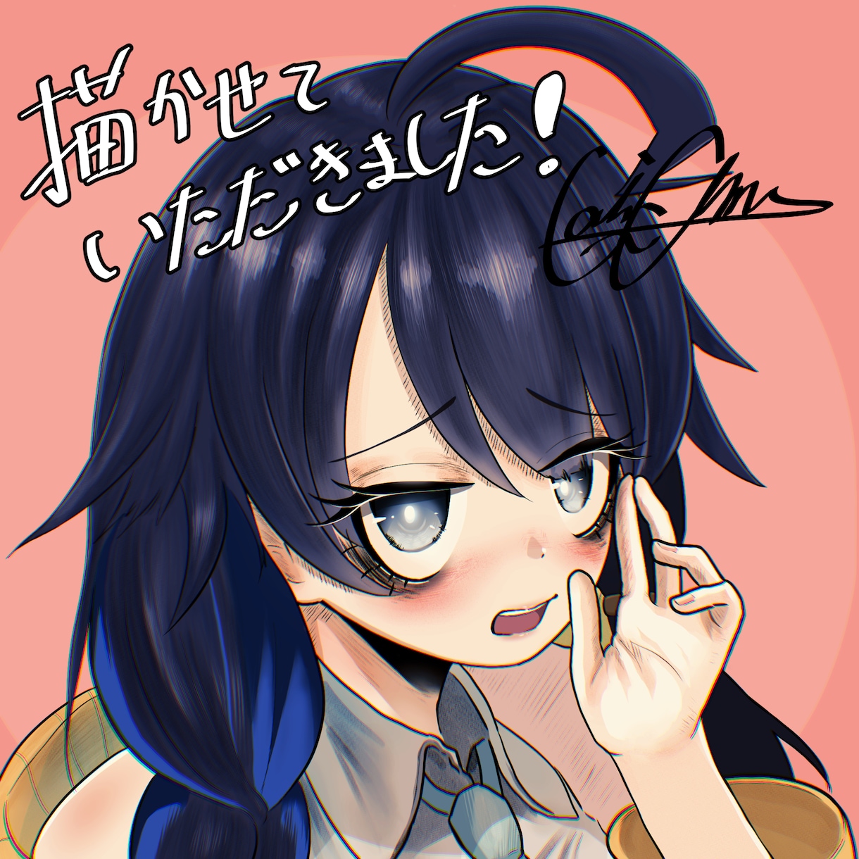 あなただけの女の子キャラSNSイラストを提供します SNSダウナー女の子アイコン・イラスト制作 イメージ4