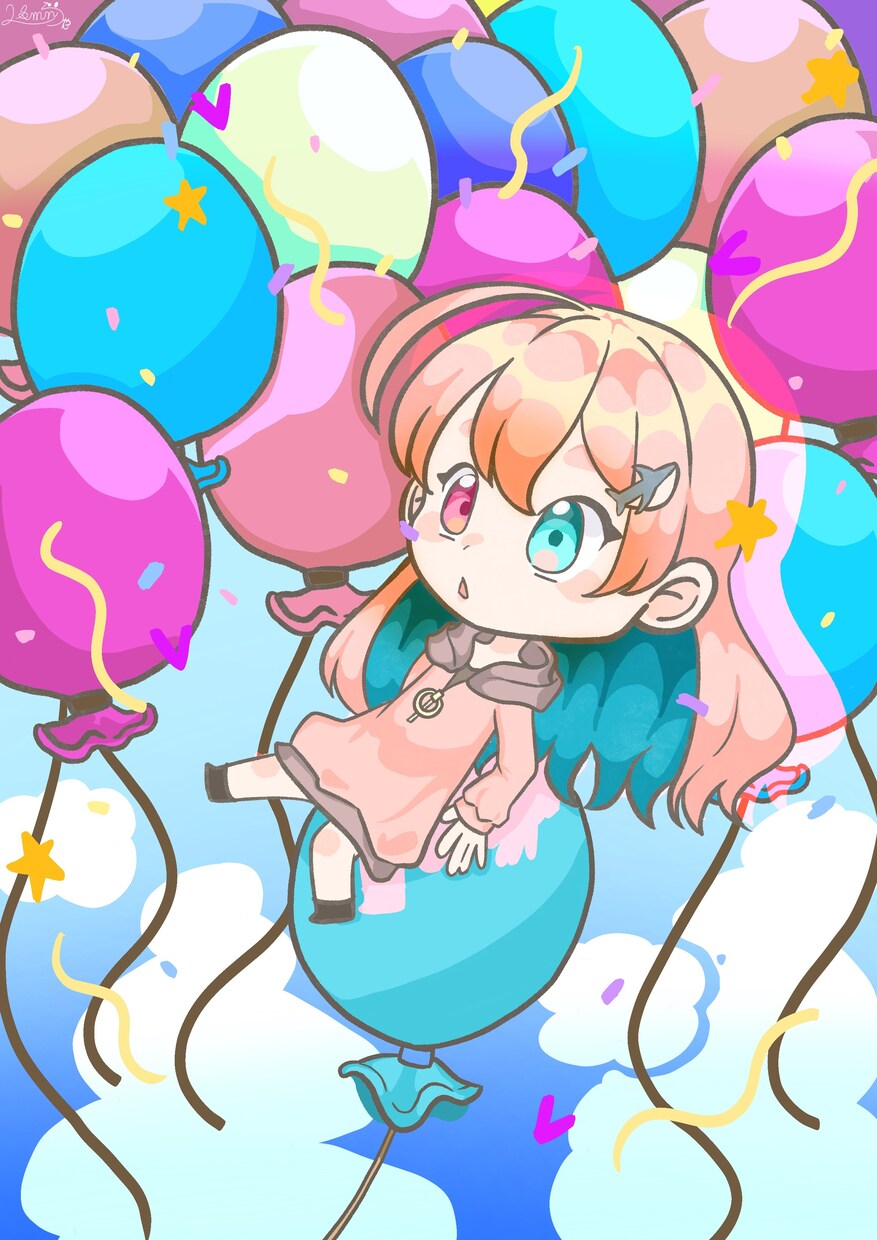 少女の一枚絵のイラストを描きます こだわりの色使いとデザインで少女をより輝かせる イメージ6