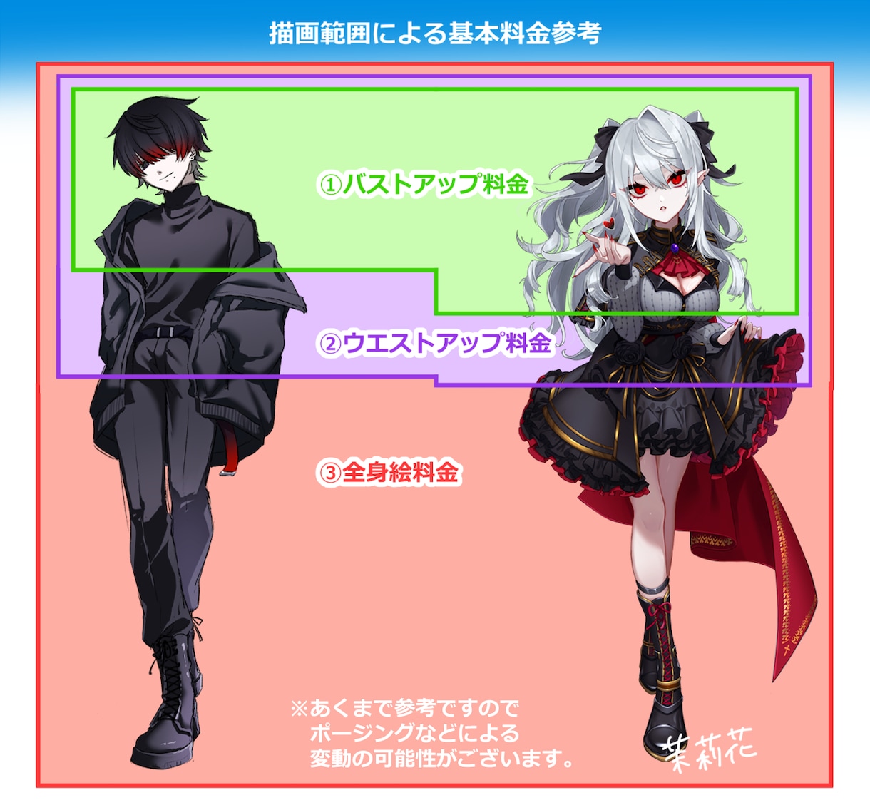 商用利用込み☆綺麗・可愛いなど幅広い絵を描きます 少女〜青年まで、なんでも承ります！ イメージ8