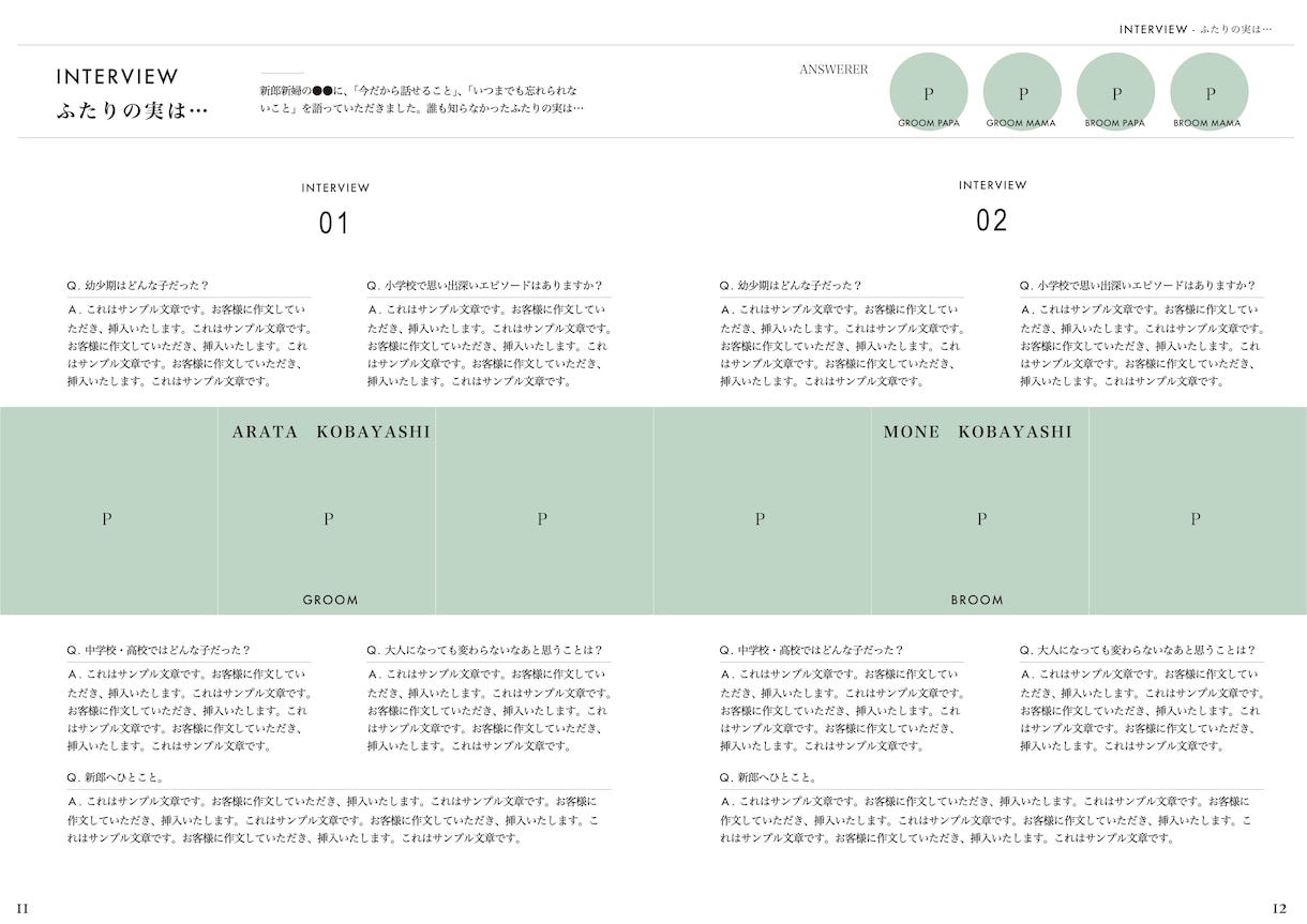 Wordテンプレで雑誌風プロフィールブック作れます ＜&Premium＞canvaは難しい方もこだわりの1冊を♪ イメージ5