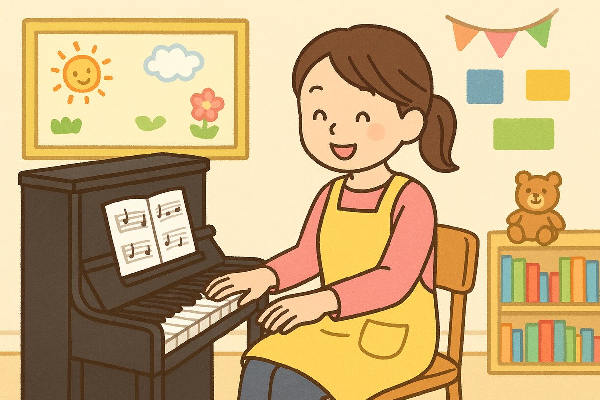 保育士さん必見!誰でも弾ける簡単な楽譜を作成します 保育や実習で自信を持ってピアノを弾ける先生になろう! イメージ1