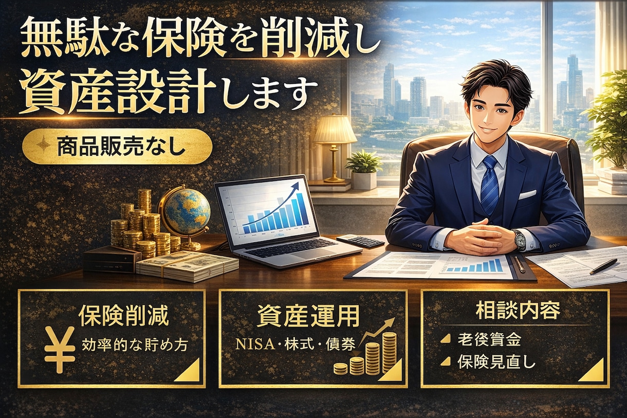 お金の不安をなくす資産管理方法をお伝えします 相談実績700名以上の現役PBに何でも聞いてください！ イメージ1