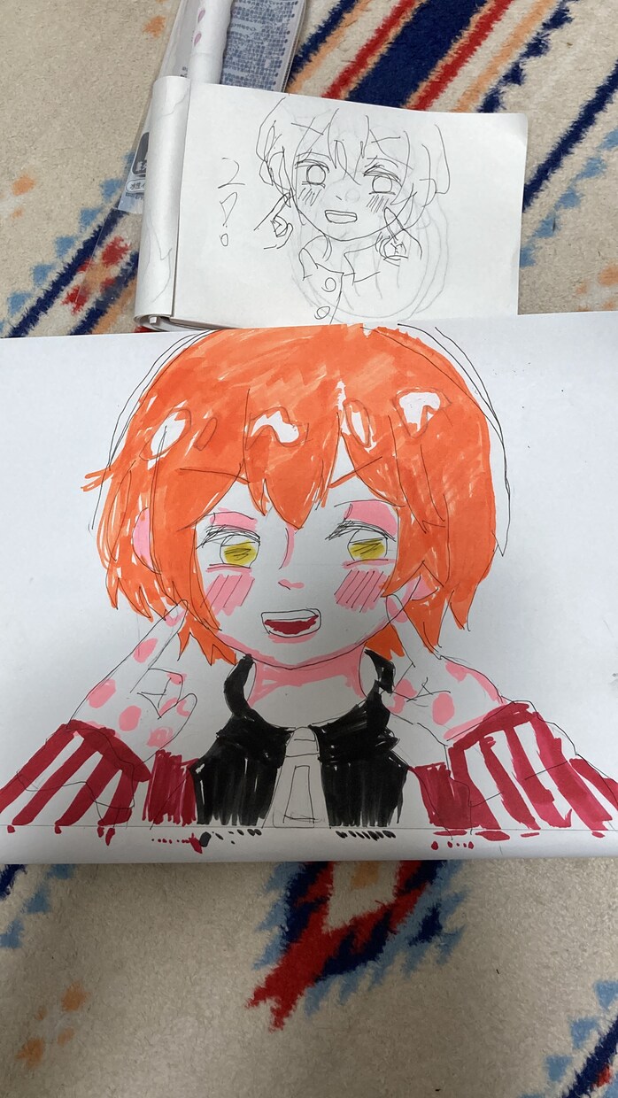 依頼していただいたイラストの作成をします ワンコイン！　一枚絵やアイコン作成！　色鉛筆やペンなど イメージ2
