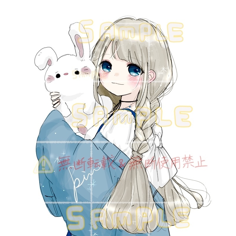 アイコンにおすすめ！完成済みイラスト販売します アイコンにおすすめ！早い安い可愛い！既存イラストを販売します イメージ3