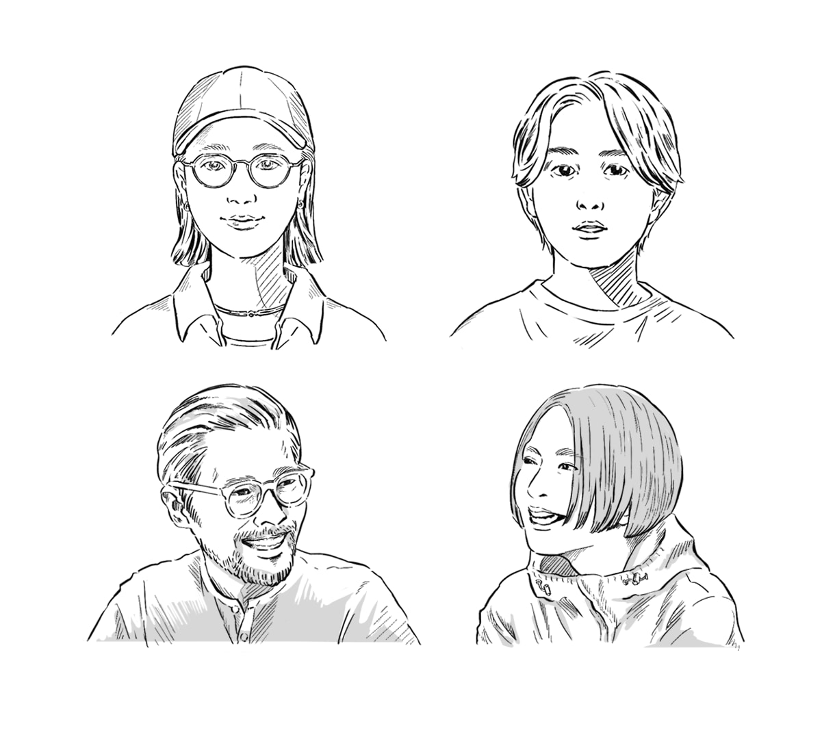 商用可◎写真をもとに高級感ある線画イラスト描きます 人、動物、モノ、e.t.c…ほどよくリアルな線画イラスト イメージ8