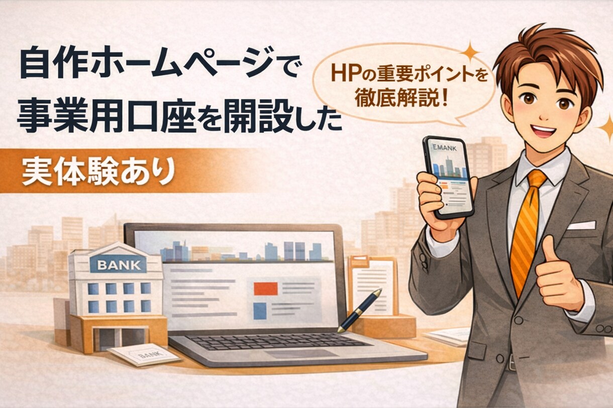銀行審査に強いHPを制作します 銀行審査に強い｜開業・小規模事業者向けホームページ制作 イメージ3