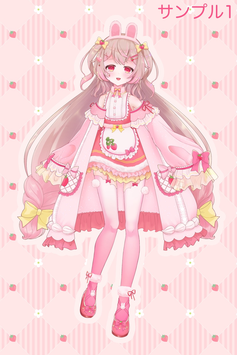配信者様向け高画質の立ち絵を制作致します SNS、配信、グッズ等様々な用途でお使いいただけます イメージ2