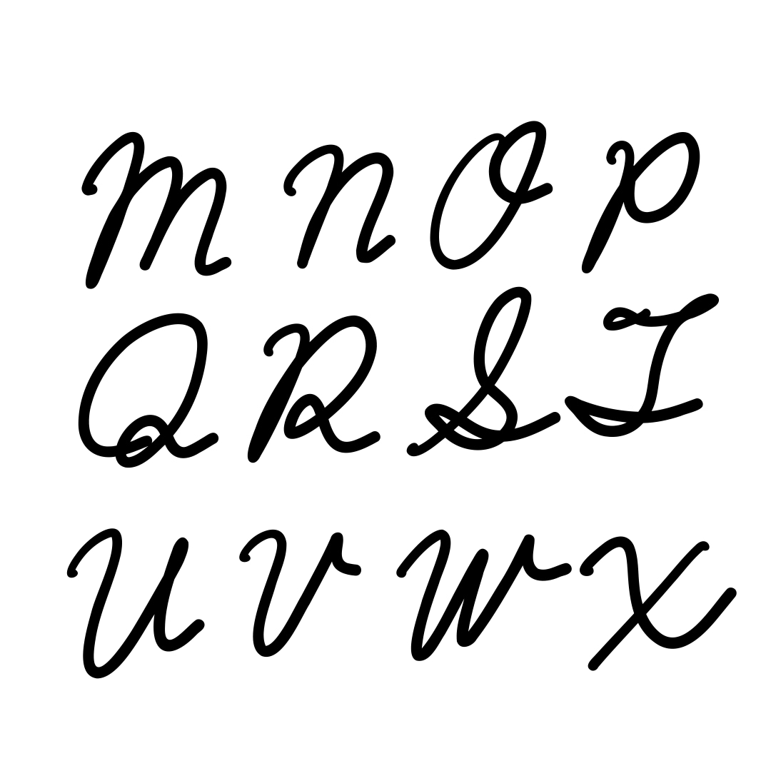 おしゃれな手書きの筆記体を書きます 手書き文字 筆記体をこなれた感じで書きます！ イメージ2
