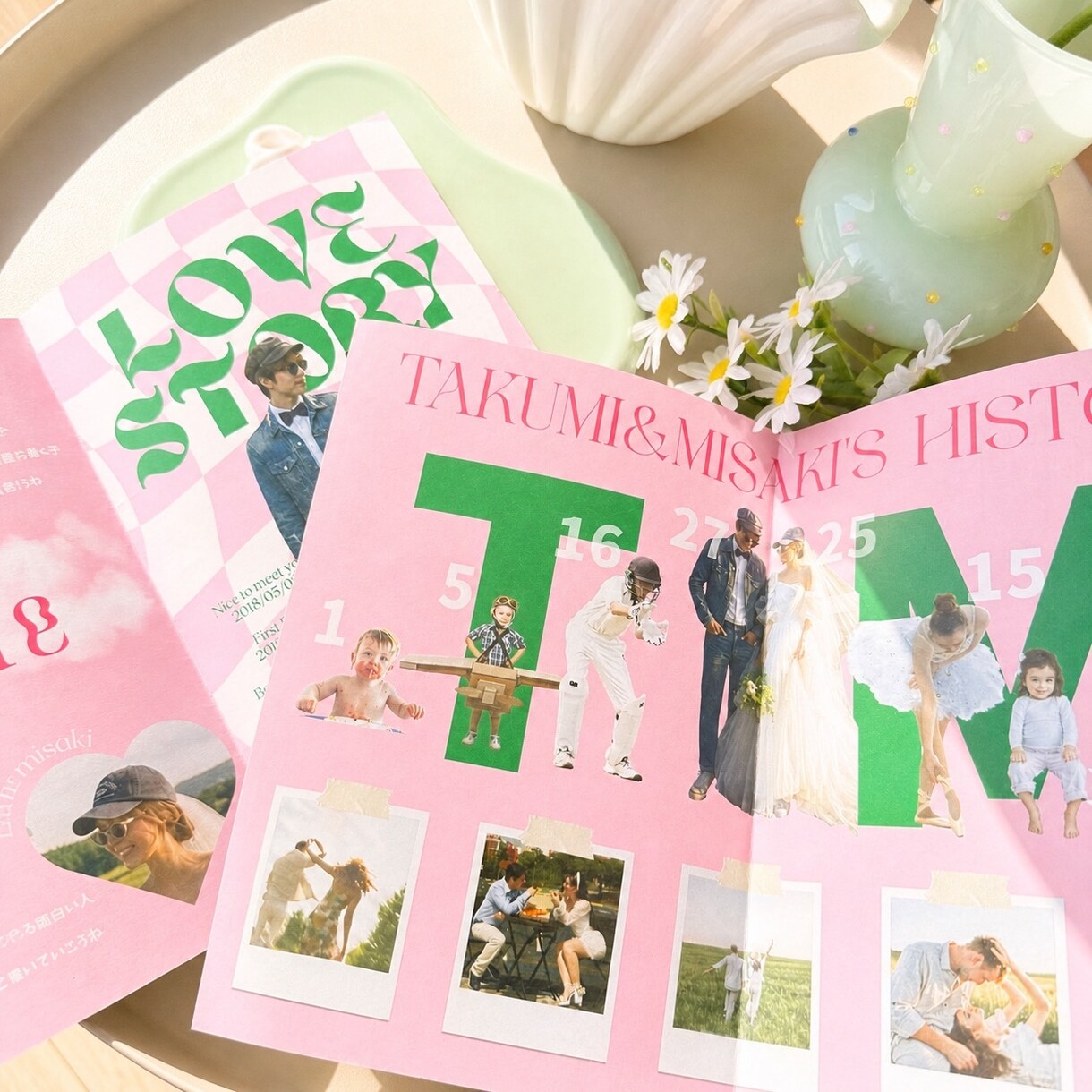 雑誌風♡おしゃれプロフィールブック作れます 忙しい花嫁さま向け！入れ替えるだけで時短でおしゃれに完成！ イメージ6