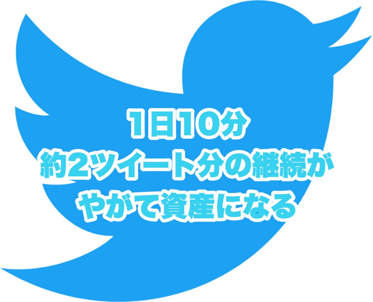 禁断のブログマネタイズ戦略を伝授します 最低1日2ツイート分の継続、必要以上に記事執筆は不要 イメージ3