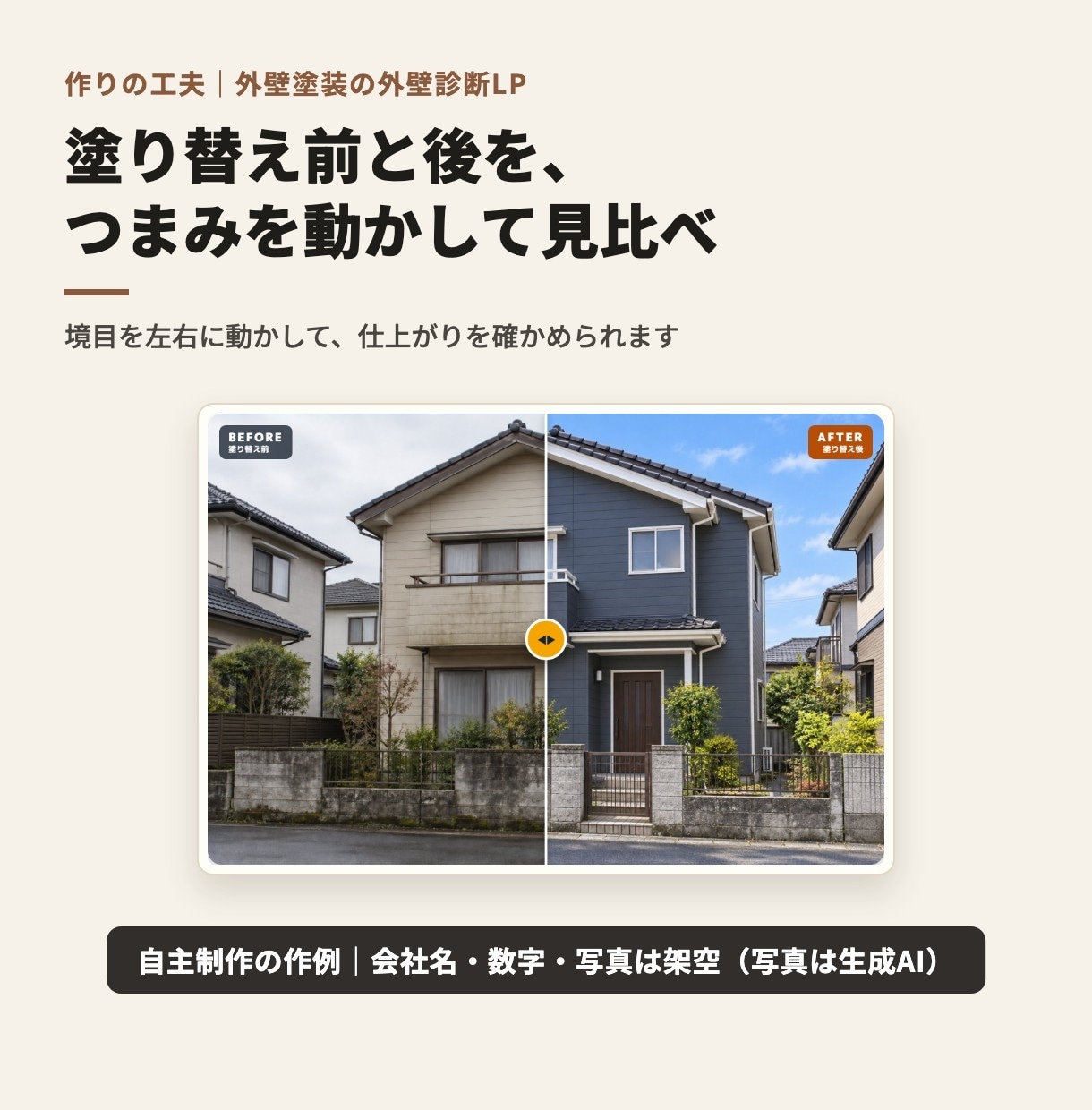 工務店・外壁塗装・不動産の反響用LPを作ります 住宅・不動産専門。原稿から作成、間取り図の清書も頼めます イメージ8