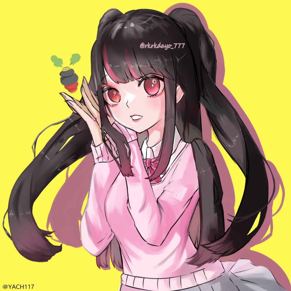 SNS用のアイコン制作致します キャラデザからオリジナルにて女性キャラクター描きます! イメージ1