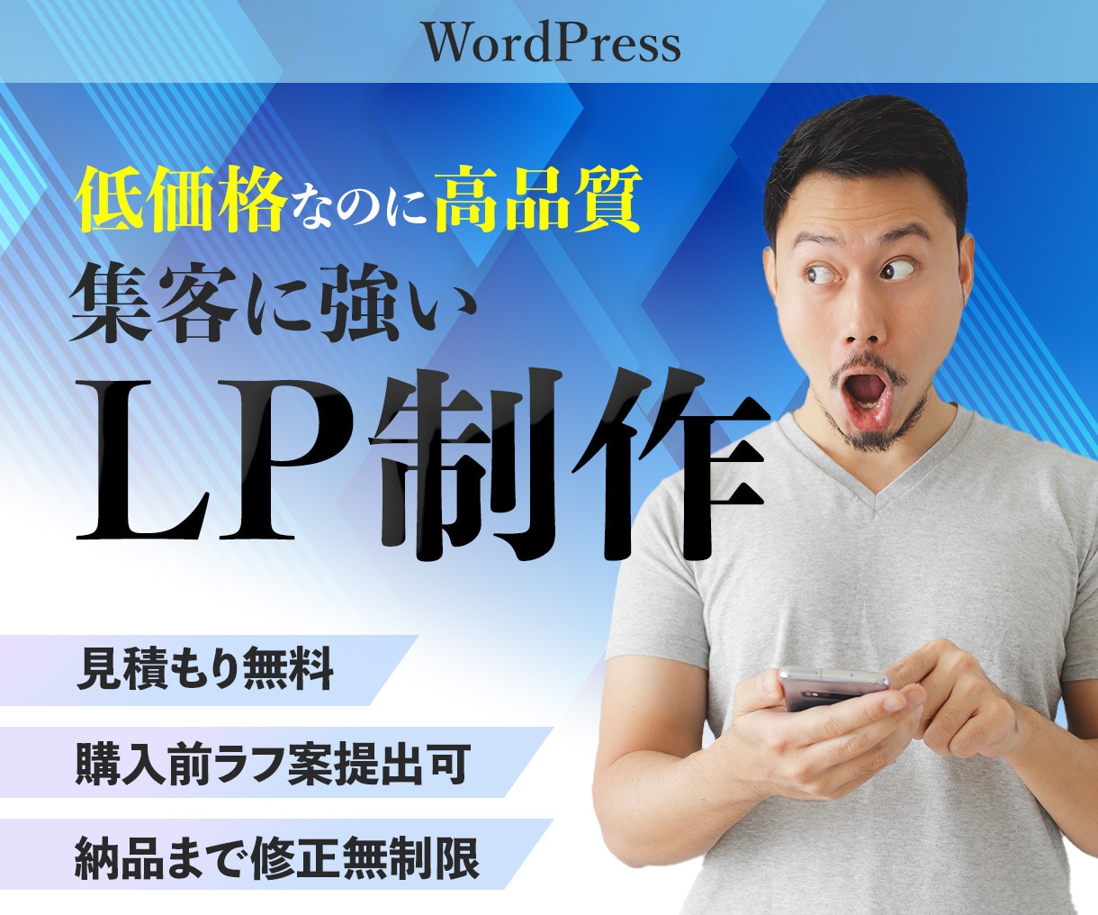 WordPress高品質LP制作致します 格安なのに高品質！集客に繋がるLP作成致します イメージ1