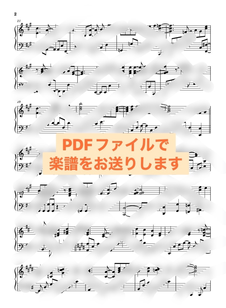 バンドで弾くキーボードの譜面を作成します 耳コピ・アレンジどっちでも、どっちもでも！ イメージ2