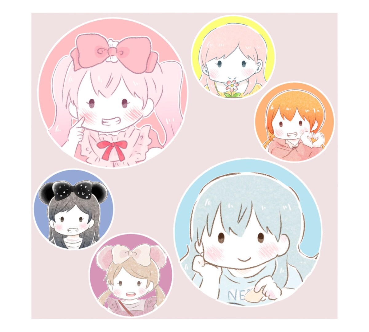 1500円でゆるふわでかわいいアイコンを描きます 最短即日！商用利用OK！絵本調のかわいいアイコンをお届け！ イメージ8