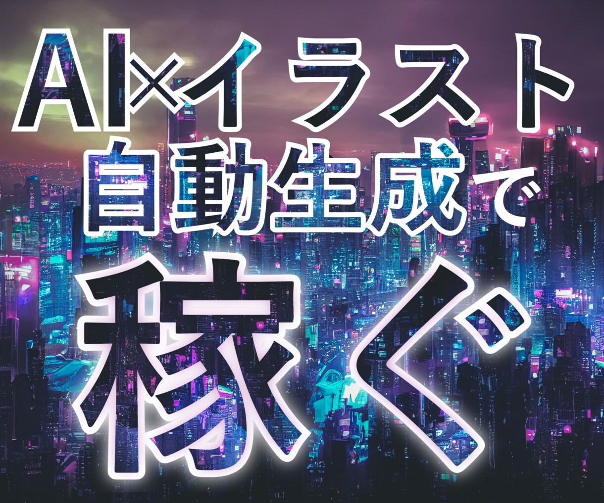 AIイラストの⭐️自動生成⭐️販売方法を教えます ✅自動化プログラム⭕️マニュアルで始めるAIイラストビジネス イメージ1