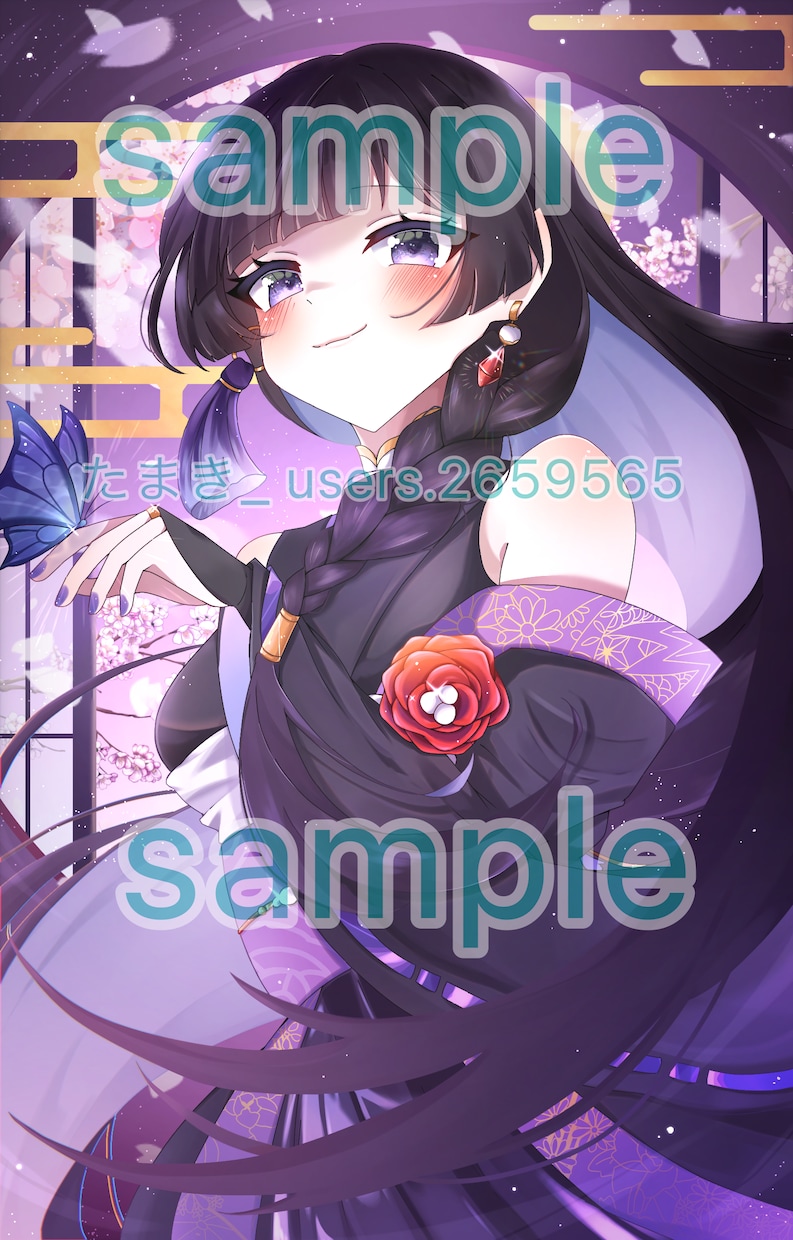 あなたのイラストを色塗りをさせて頂きます 人物や簡単な背景の色塗りさせていただきます´`* イメージ3