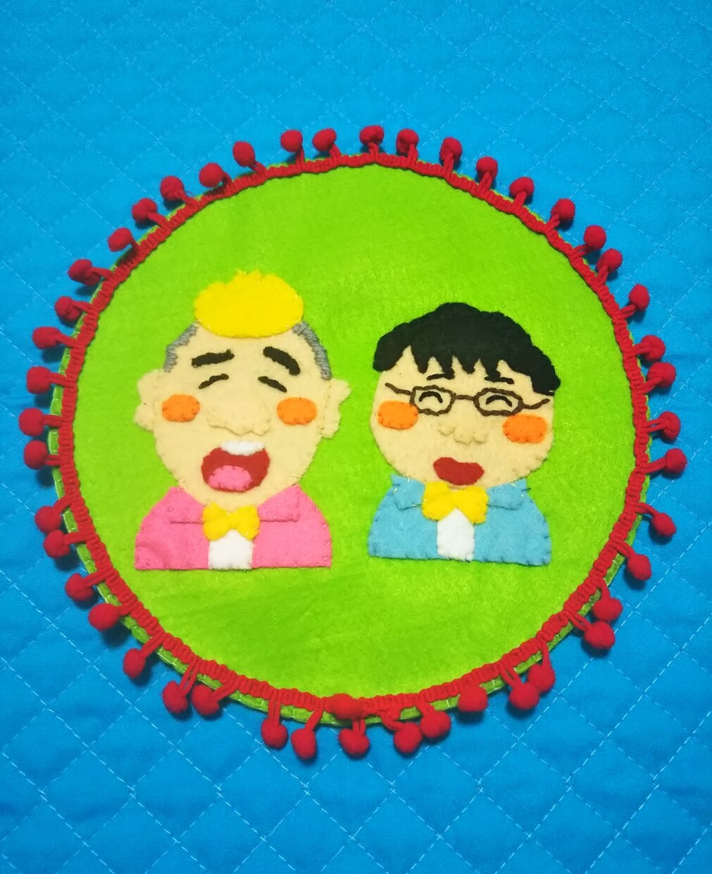 浅井企画の手作り王が似顔絵アップリケを作ります ピン芸人・はなるがあなたのために似顔絵アップリケを作ります！ イメージ1