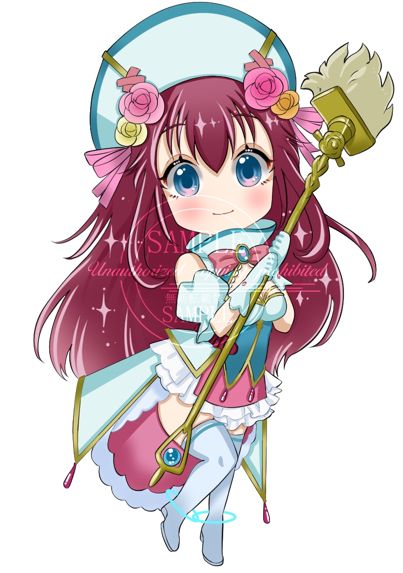 ３頭身～５頭身のミニキャラ制作をします ポーズや服装の細部にこだわれるミニキャラ イメージ2