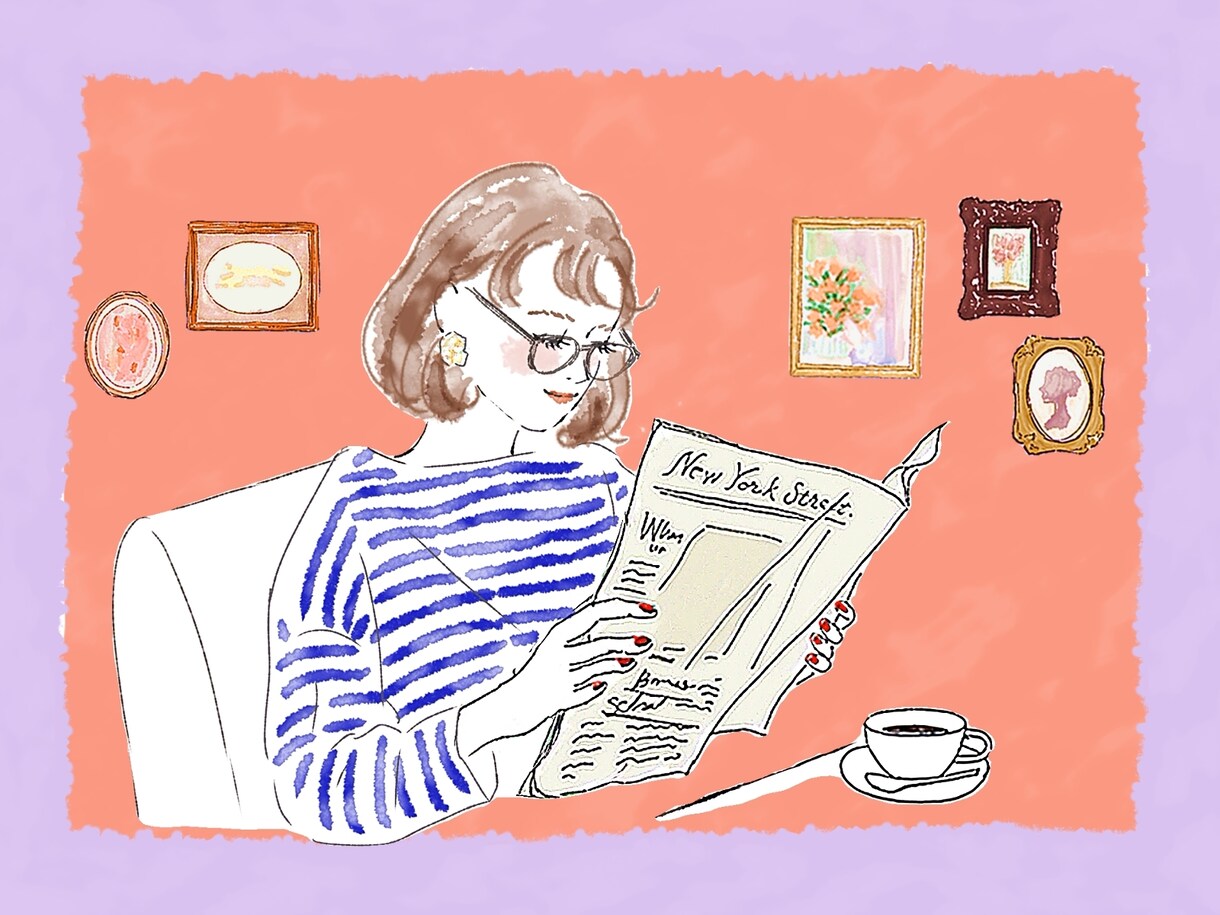 法人様向け おしゃれな水彩イラストお描きします 手描き：水彩、抜け感、パステル、トレンドファッションで個性を イメージ8