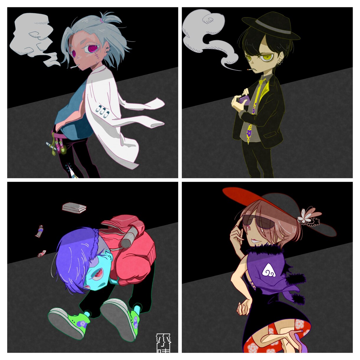 高品質イラスト､かっこいい和風キャラ制作します 配信者/歌い手/ボカロP/声優/TRPGシナリオ作家さん向け イメージ10
