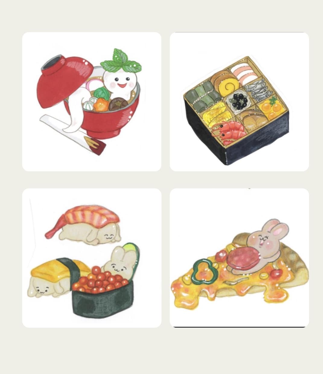 絵本風柔らかな雰囲気のカットイラストを描きます 絵本風手描きイラストでグッズや挿絵等をほっこり見せます！ イメージ1