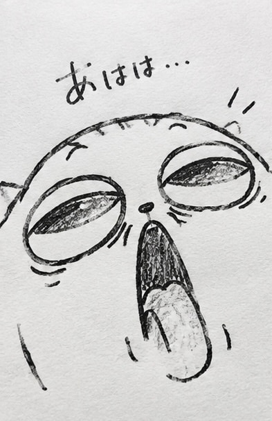 面白いオリジナル落書きを描きます ゆるくてシュールなキャラを手描きします イメージ4
