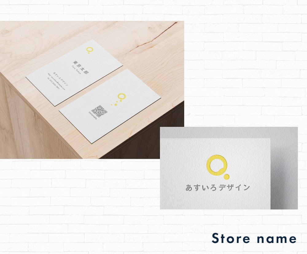 ロゴ＆名刺をセットでお作りします 残り4枠【先着5件限定特別価格】開業準備に！ イメージ4