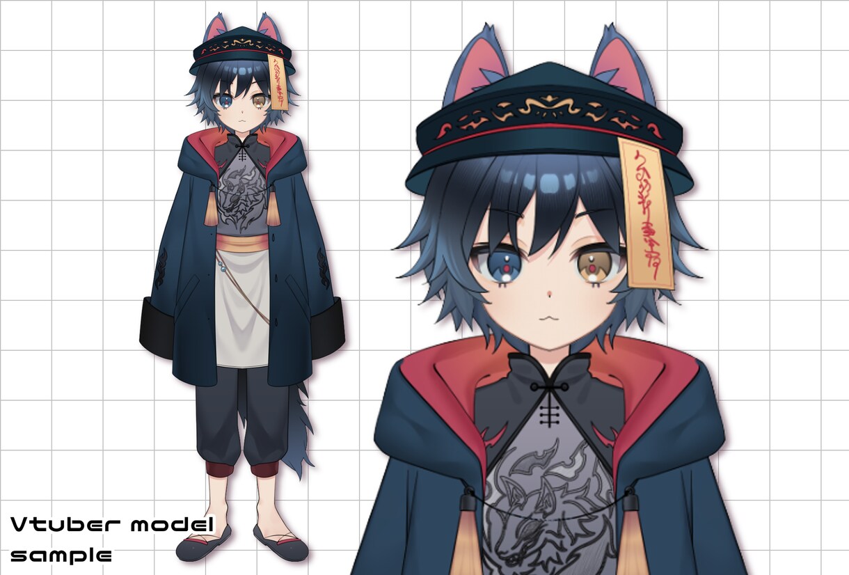 オリジナルのVtuberモデルを制作致します イラストからLive2Dに至るまで制作可能です！ イメージ8