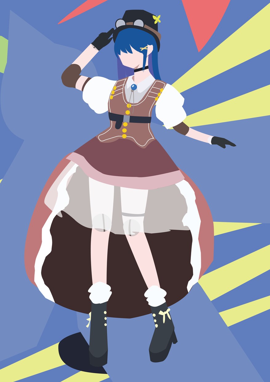 SNSで自由に利用できるイラストを描きます アニメっぽいキャラクターが苦手な方にもオススメのイラストです イメージ3
